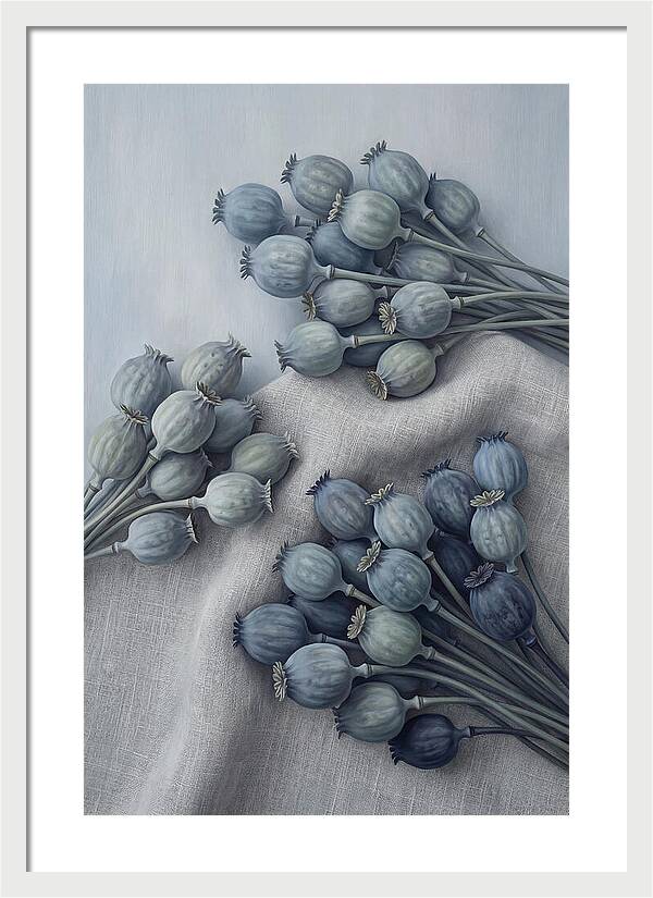 Dried Poppy Seed Heads Arrangement