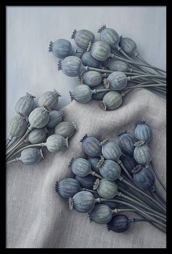 Dried Poppy Seed Heads Arrangement