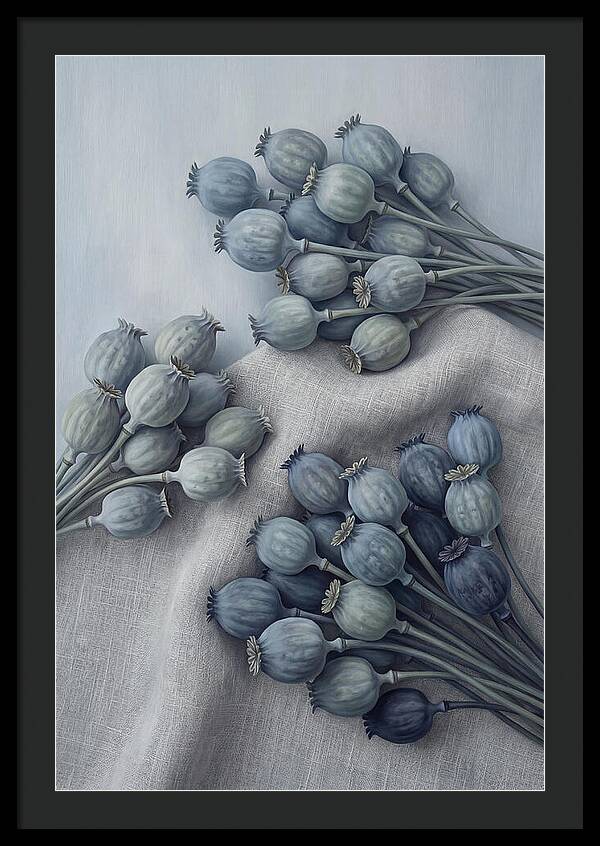 Dried Poppy Seed Heads Arrangement