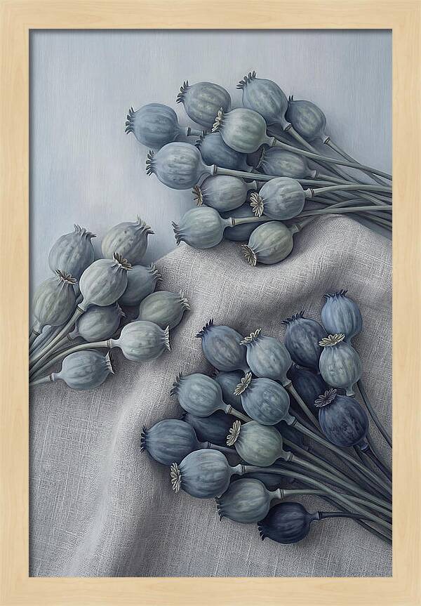 Dried Poppy Seed Heads Arrangement