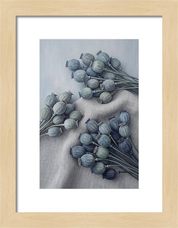 Dried Poppy Seed Heads Arrangement
