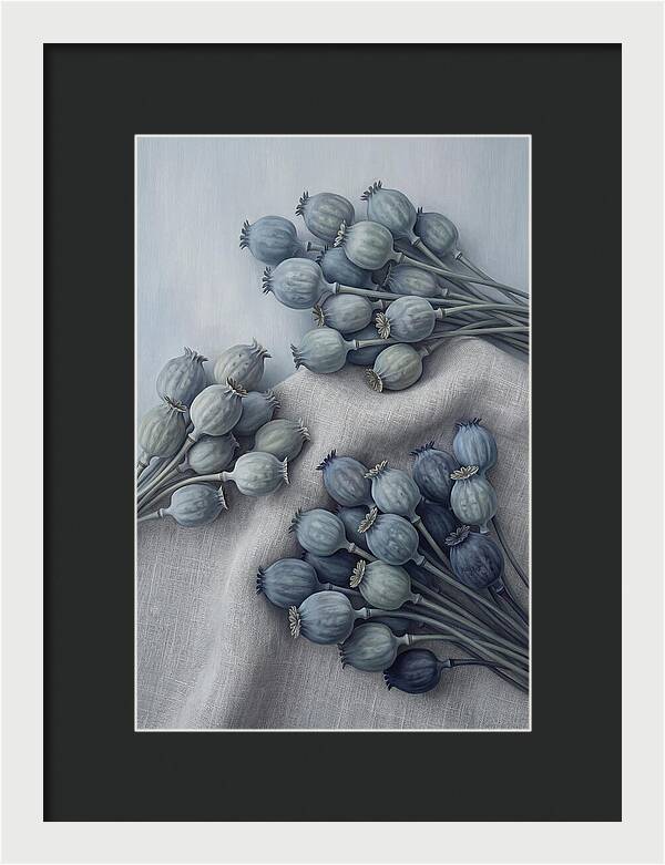 Dried Poppy Seed Heads Arrangement