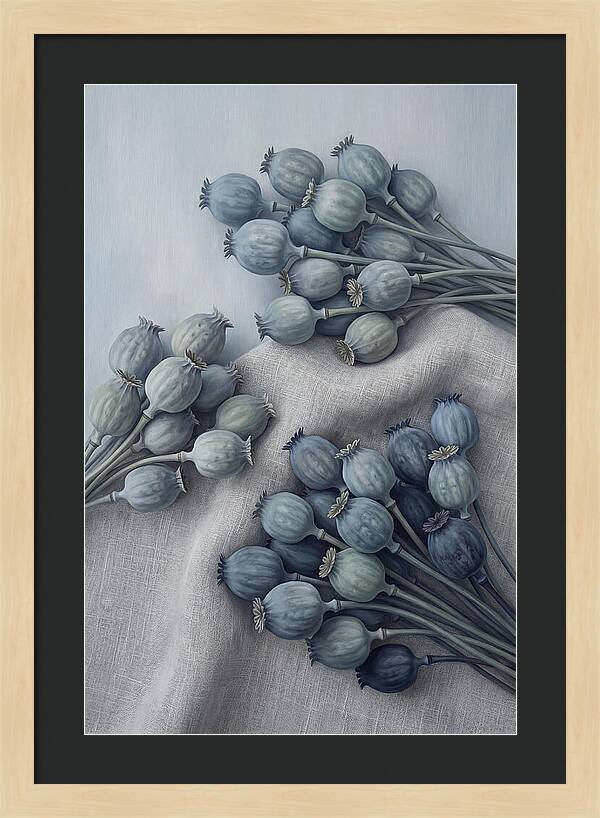 Dried Poppy Seed Heads Arrangement