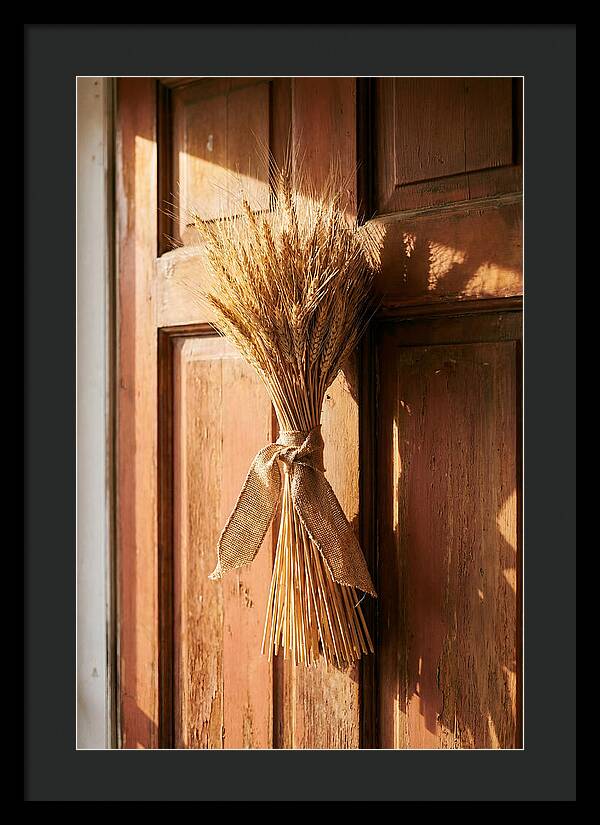 Dried Wheat Sheaf Decor