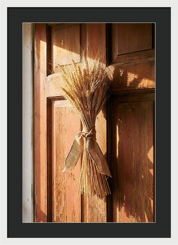 Dried Wheat Sheaf Decor