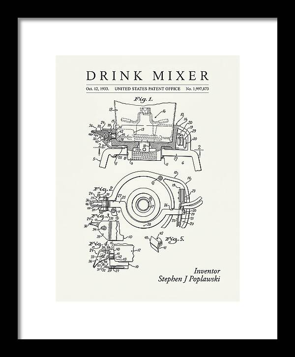 Drink Mixer Hamilton Beach Minimalist Patent Us1997873a