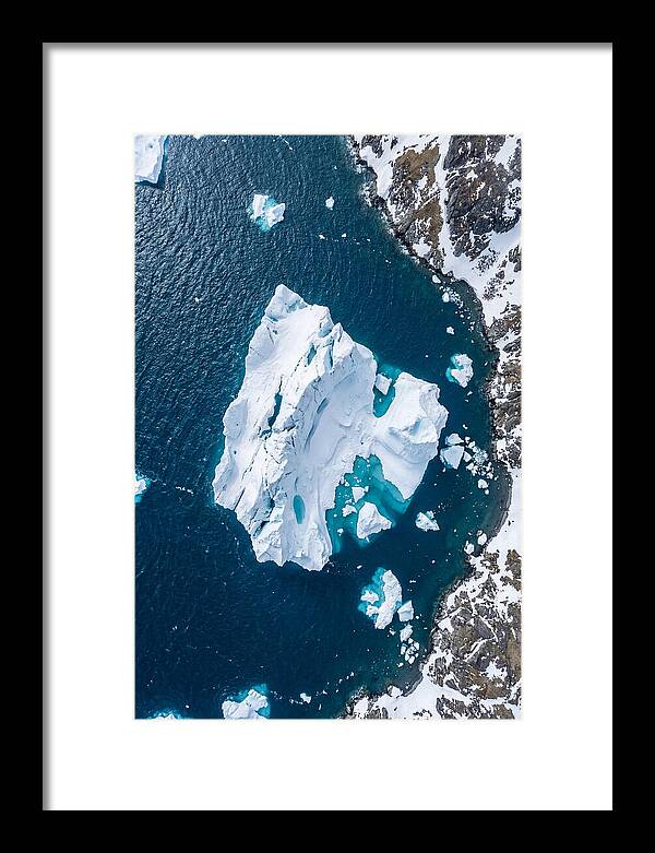 Drone Iceberg Above