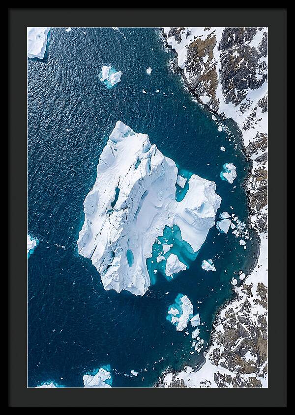 Drone Iceberg Above