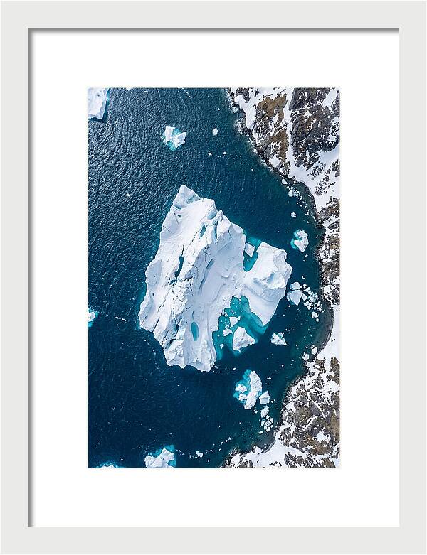 Drone Iceberg Above