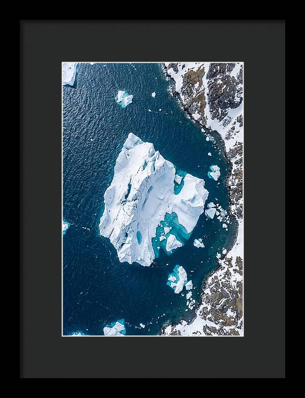 Drone Iceberg Above