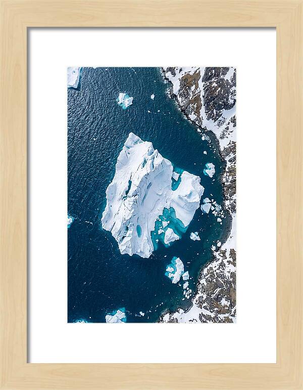 Drone Iceberg Above