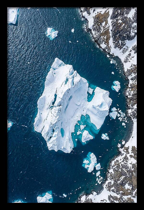 Drone Iceberg Above