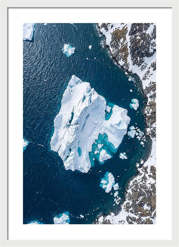 Drone Iceberg Above