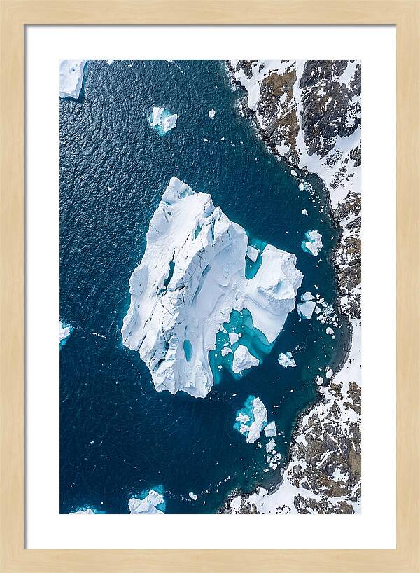Drone Iceberg Above