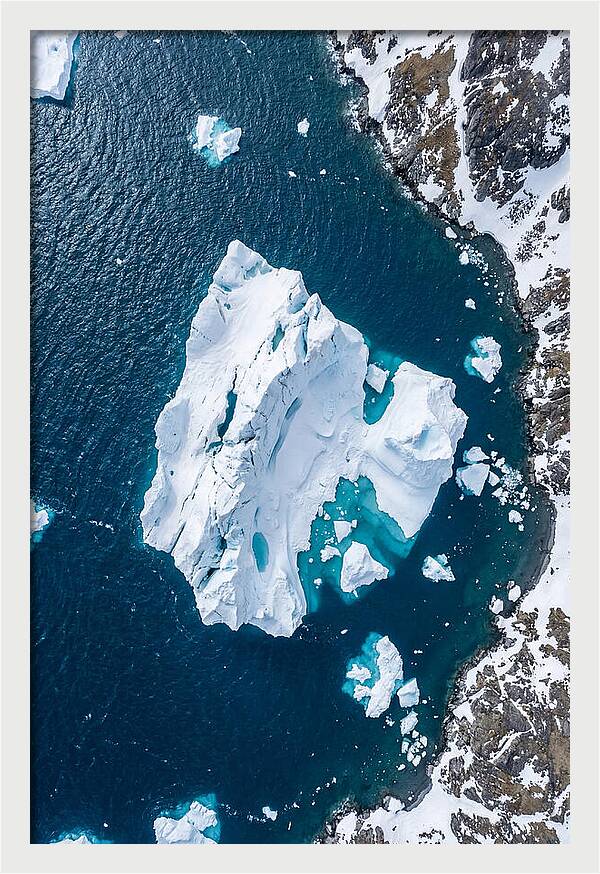 Drone Iceberg Above