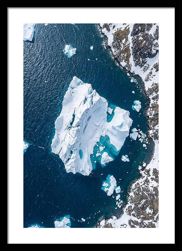 Drone Iceberg Above
