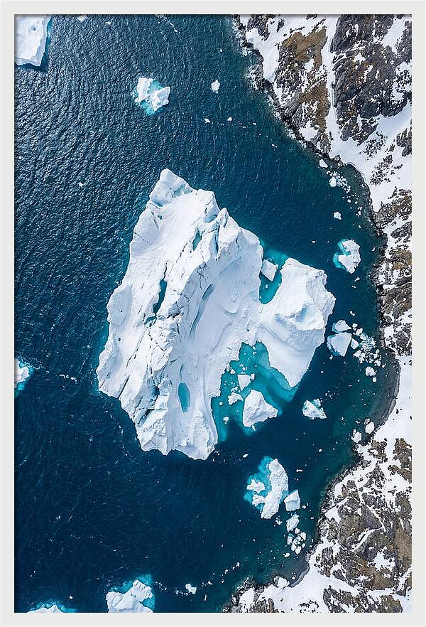 Drone Iceberg Above