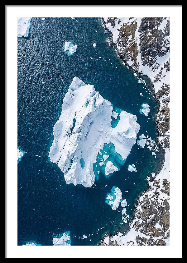 Drone Iceberg Above
