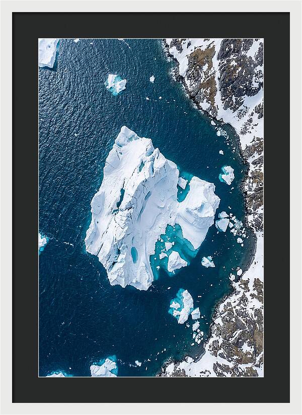 Drone Iceberg Above