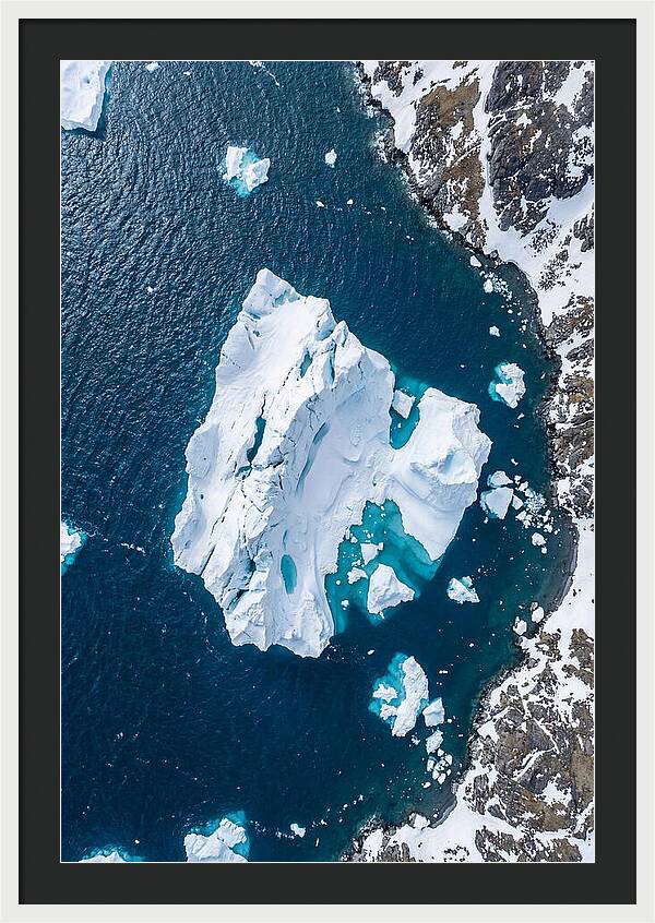 Drone Iceberg Above