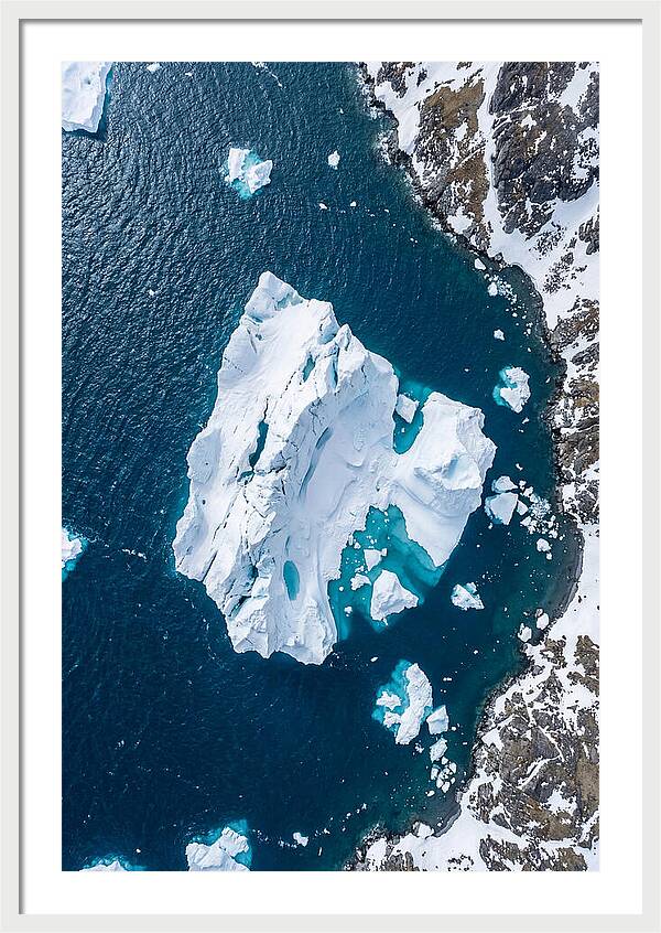 Drone Iceberg Above