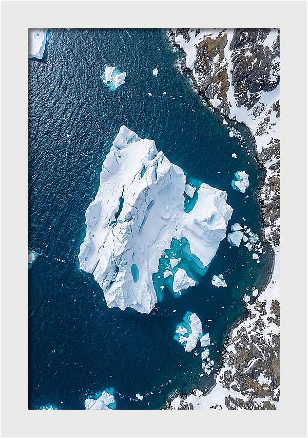 Drone Iceberg Above
