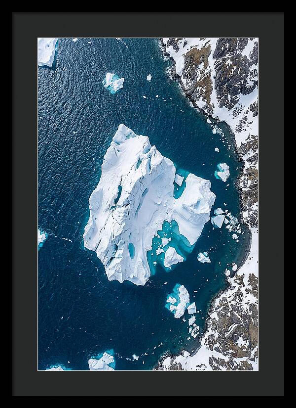 Drone Iceberg Above