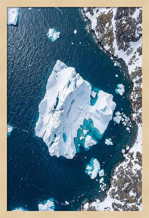 Drone Iceberg Above