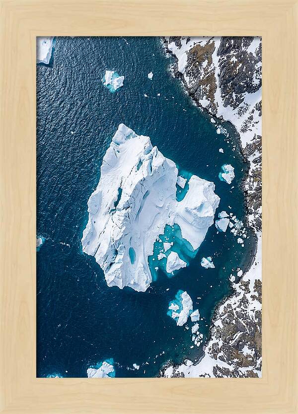 Drone Iceberg Above