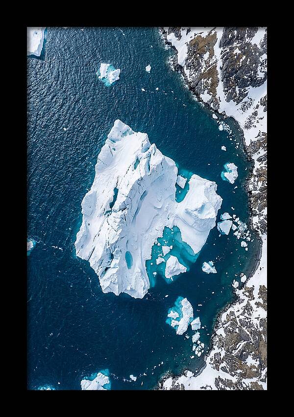 Drone Iceberg Above