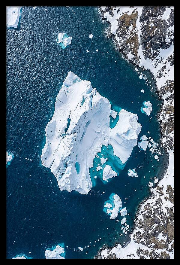 Drone Iceberg Above