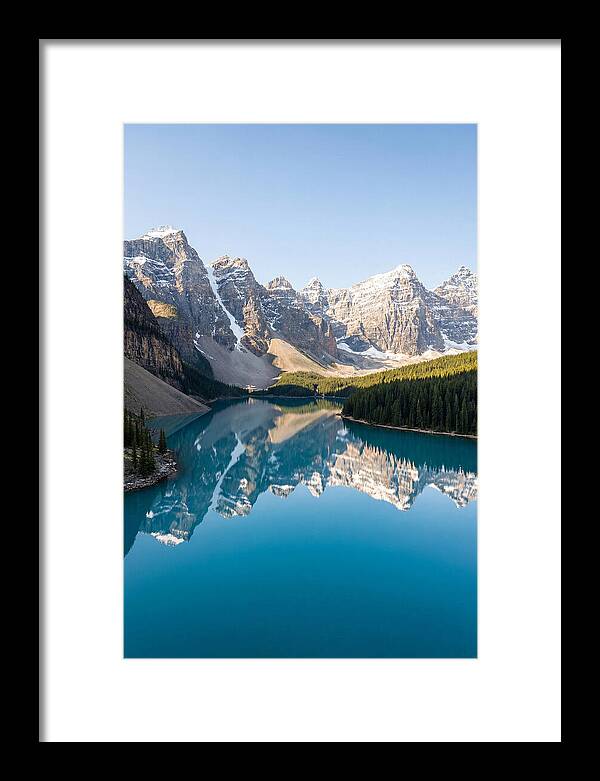 Drone Over Serene Mountain Lake
