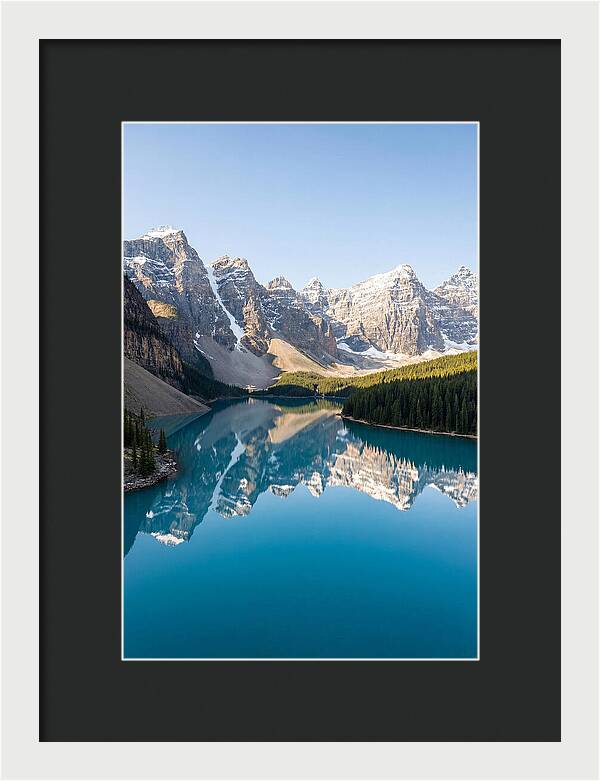 Drone Over Serene Mountain Lake