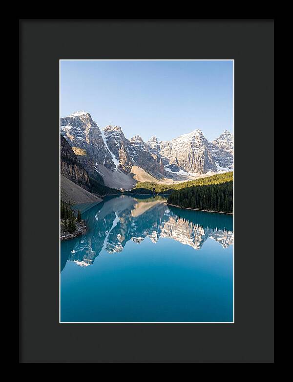 Drone Over Serene Mountain Lake