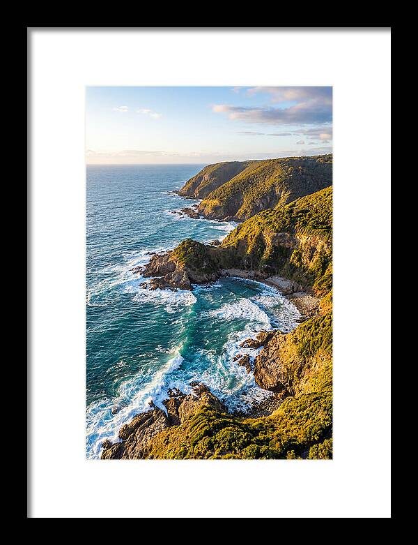 Drone View Of Coastal Serenity