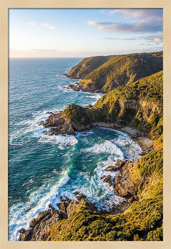 Drone View Of Coastal Serenity