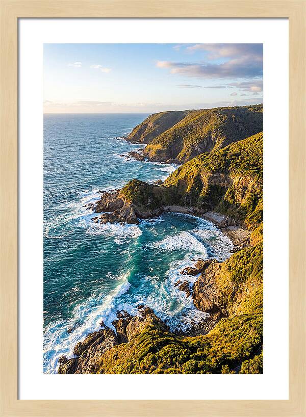 Drone View Of Coastal Serenity