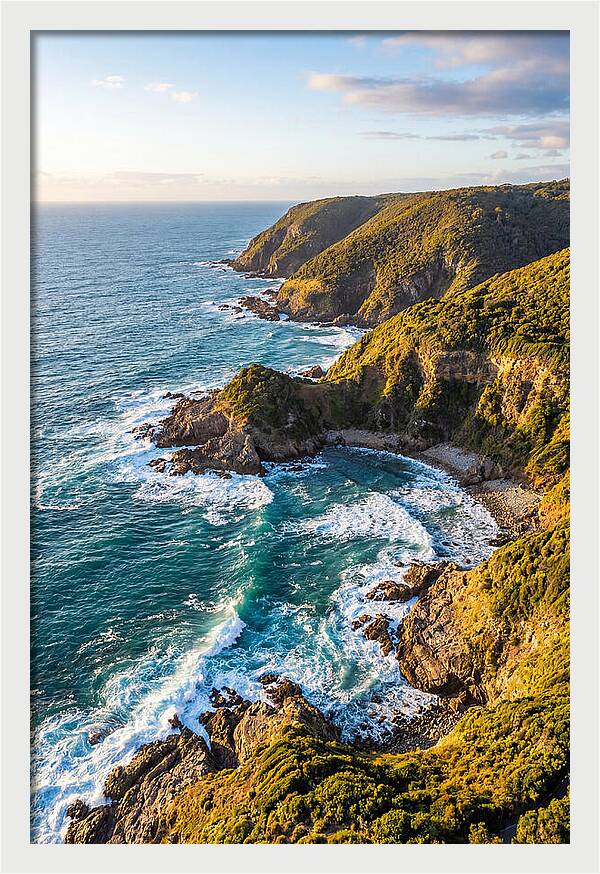 Drone View Of Coastal Serenity