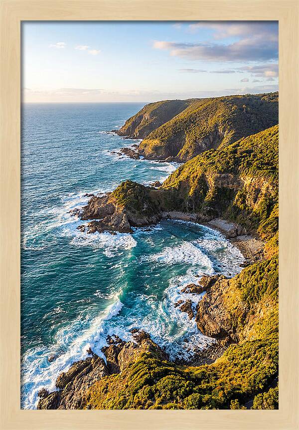 Drone View Of Coastal Serenity