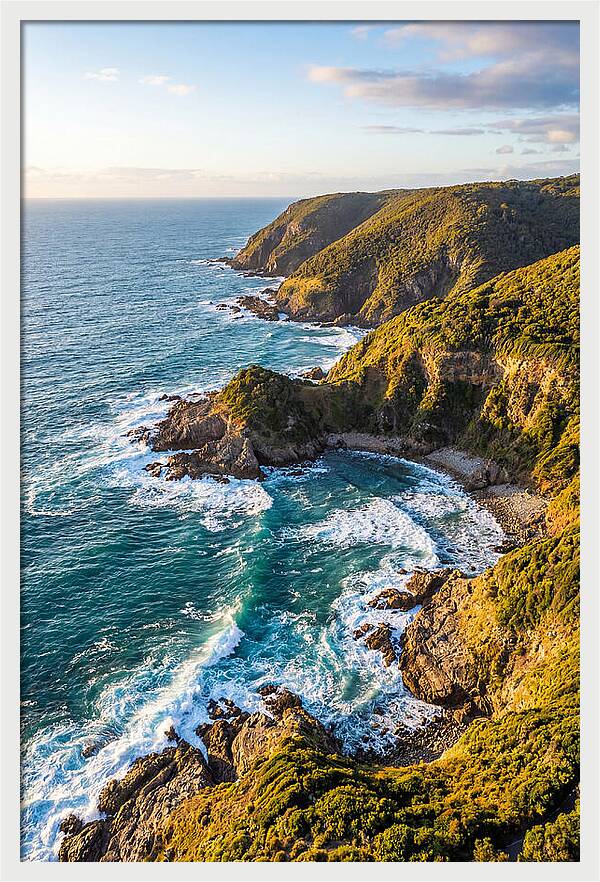 Drone View Of Coastal Serenity
