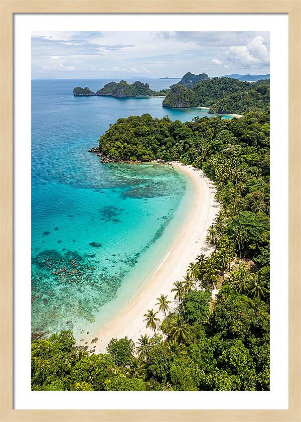 Drone View Of Tropical Paradise
