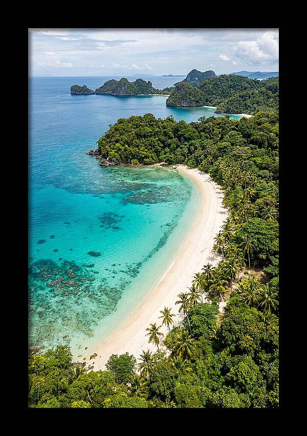 Drone View Of Tropical Paradise