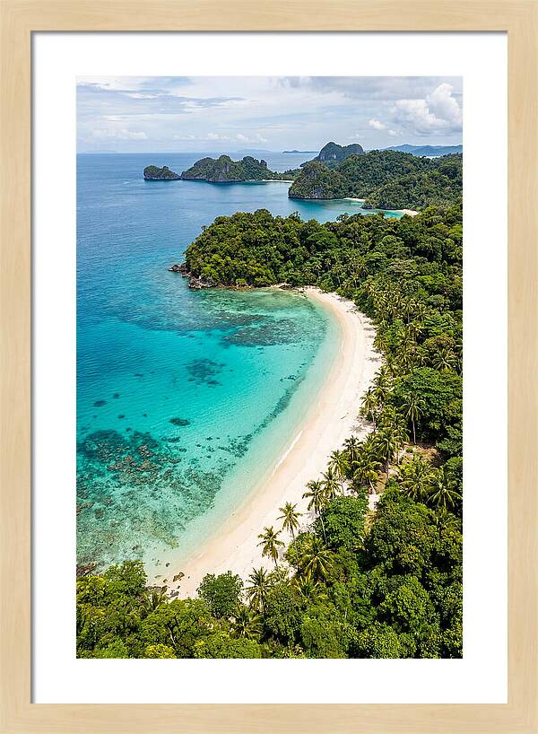Drone View Of Tropical Paradise