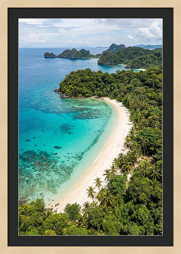 Drone View Of Tropical Paradise
