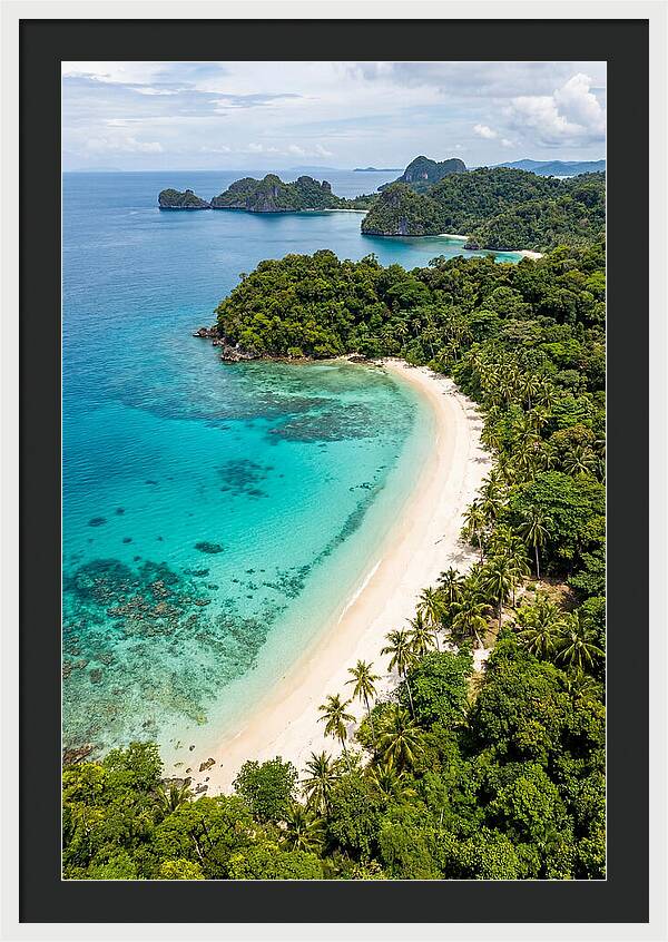Drone View Of Tropical Paradise