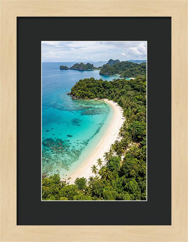 Drone View Of Tropical Paradise