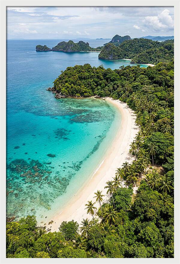 Drone View Of Tropical Paradise
