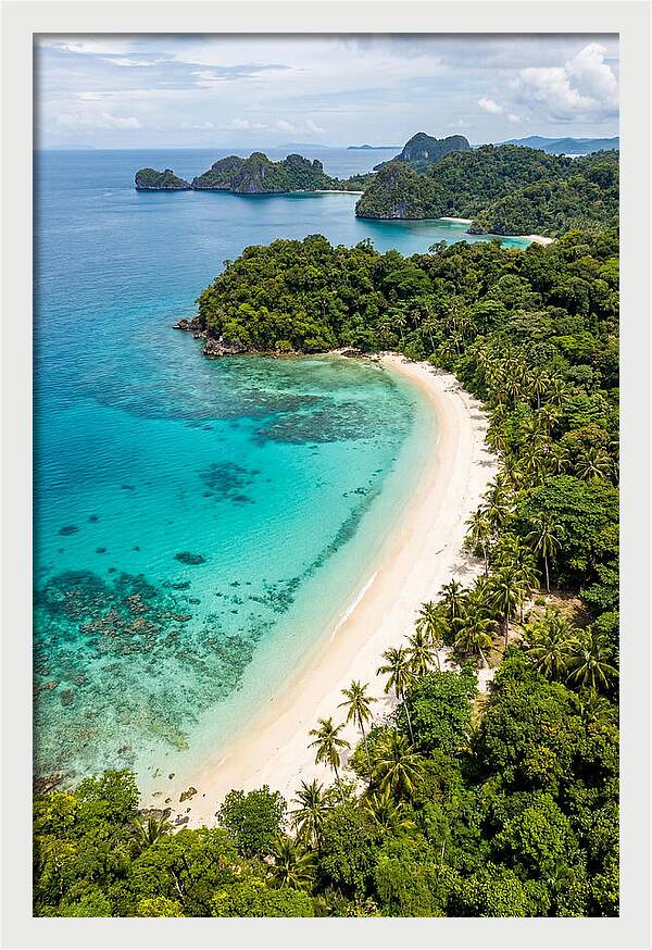 Drone View Of Tropical Paradise