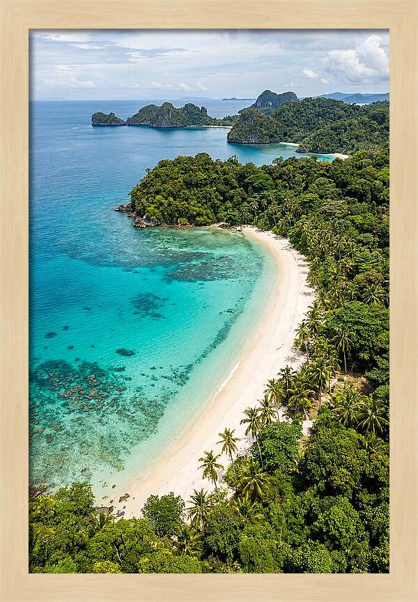 Drone View Of Tropical Paradise