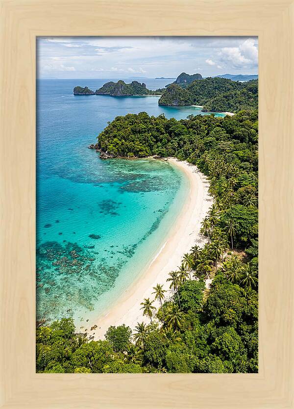 Drone View Of Tropical Paradise